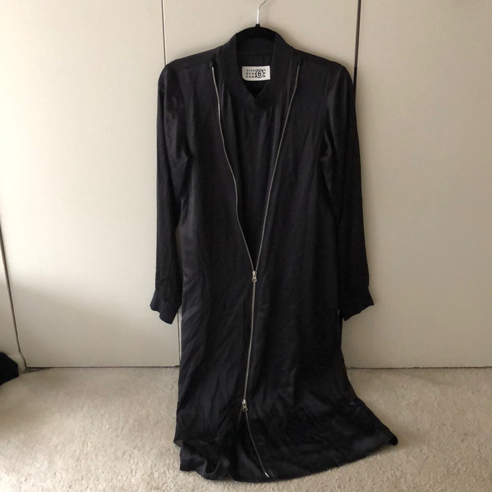 MM6 Maison Margiela black shift dress